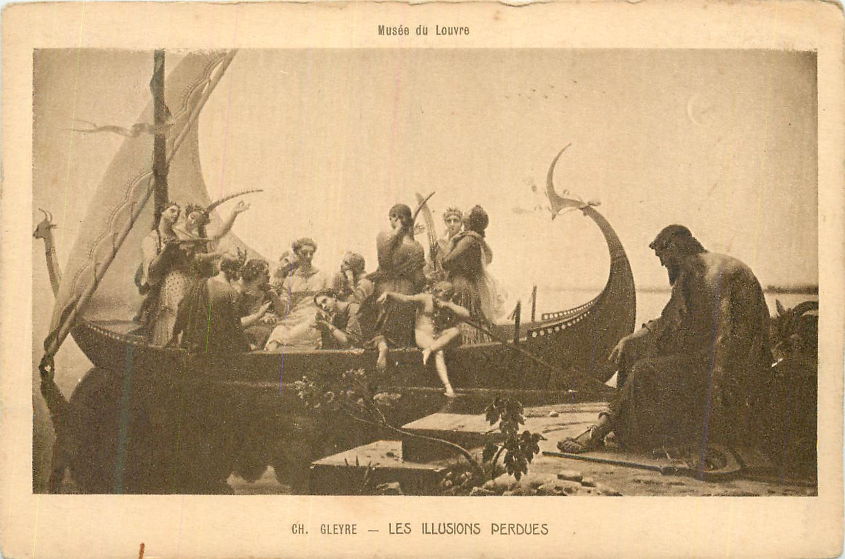 CPA Musee du Louvre Gleyre les Illusions Perdues