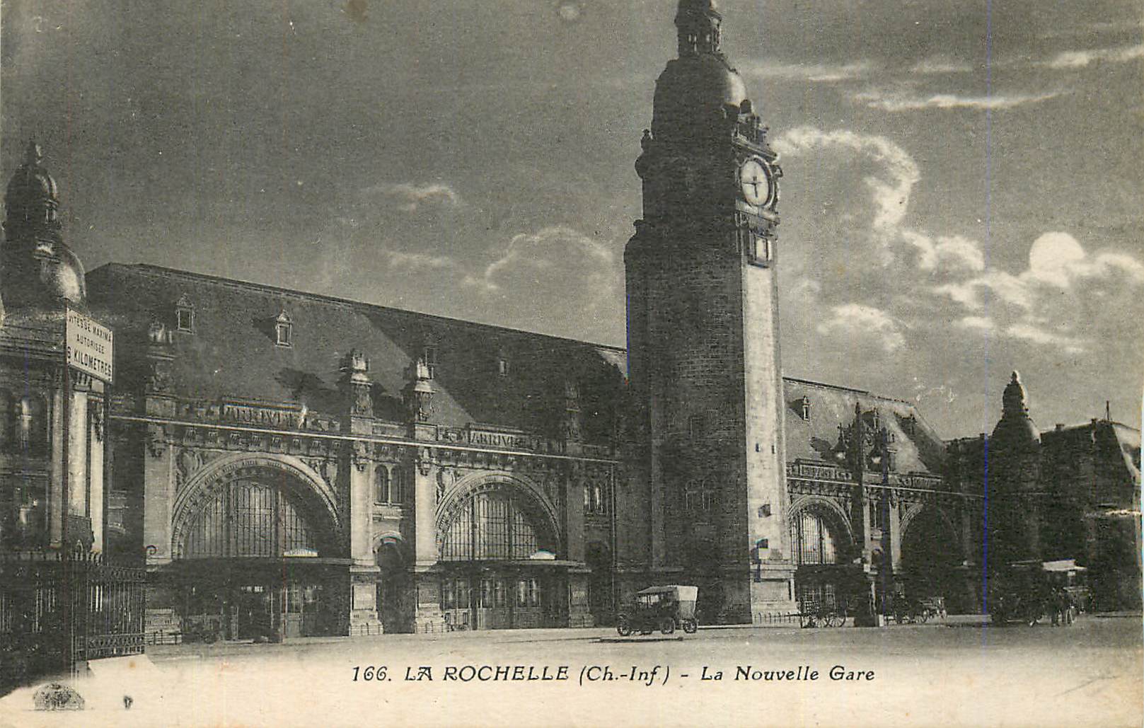 La Rochelle (Ch.-Inf.) - La Nouvelle Gare — éditeur P. Lefebvre, n° 166
