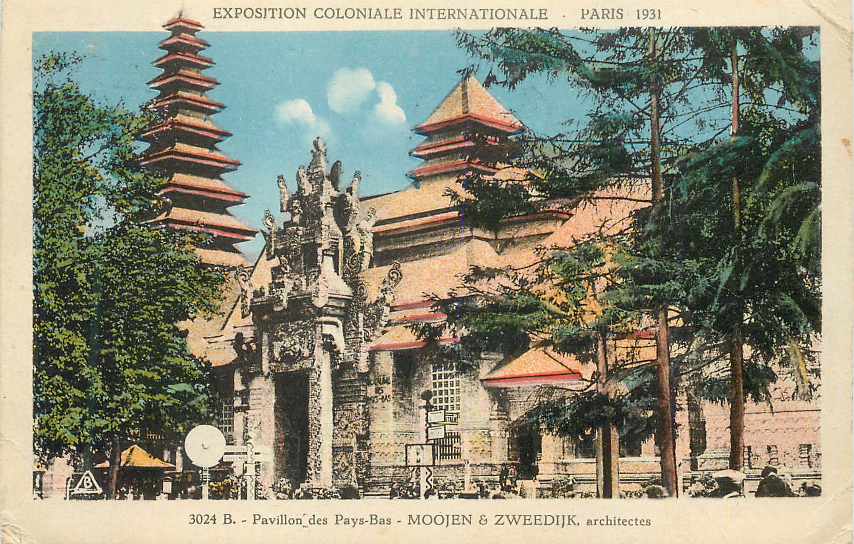 CPA Paris Exposition Coloniale Internationale Pavillon des Pays Bas