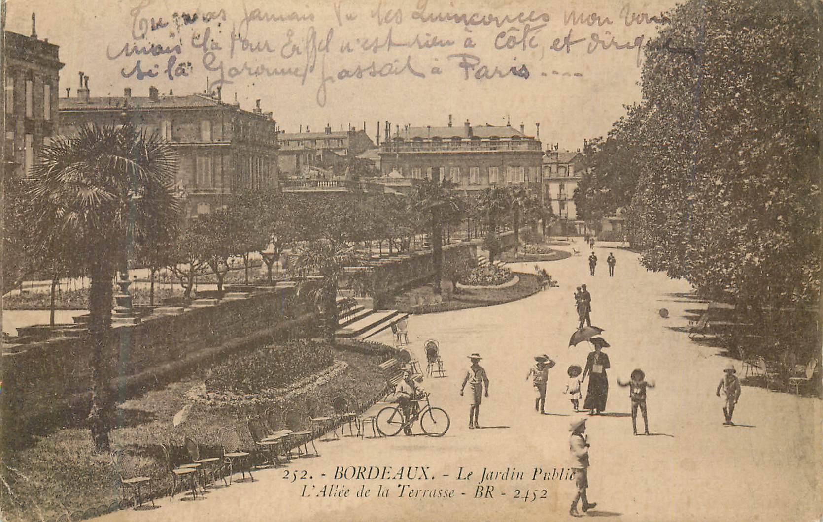 Bordeaux — Der Öffentliche Garten — Die Terrassenallee — BR 252
