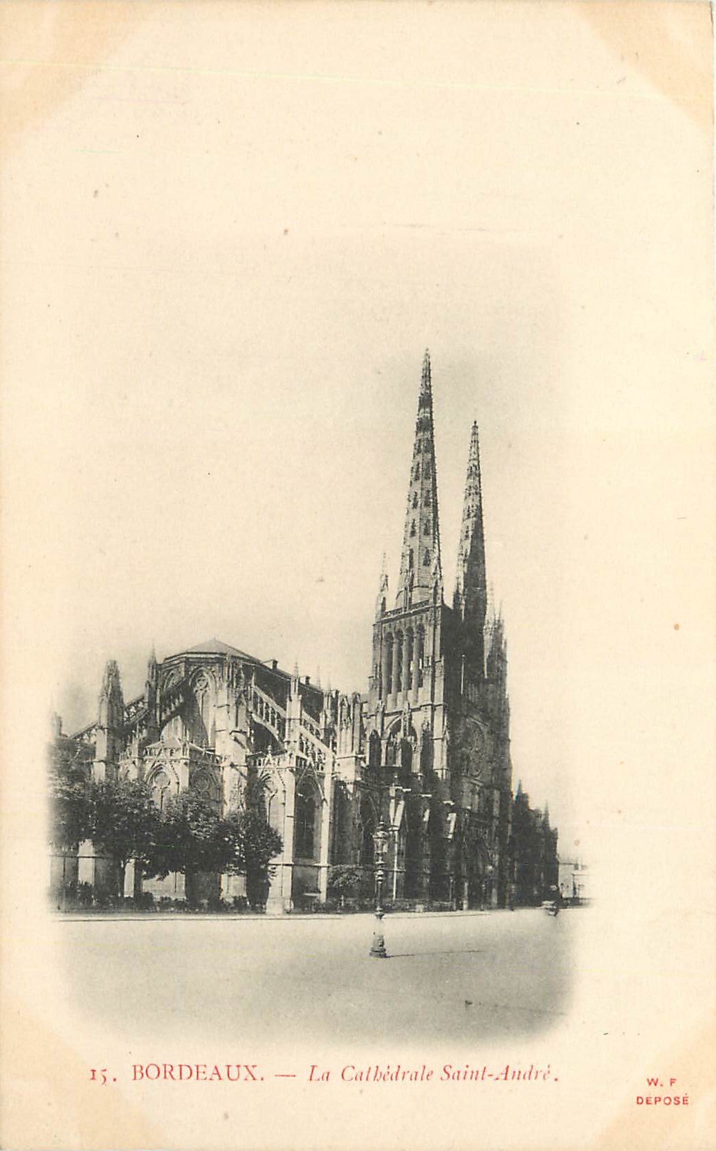 CPA Bordeaux la Cathedrale Saint Andre (carte 1900)