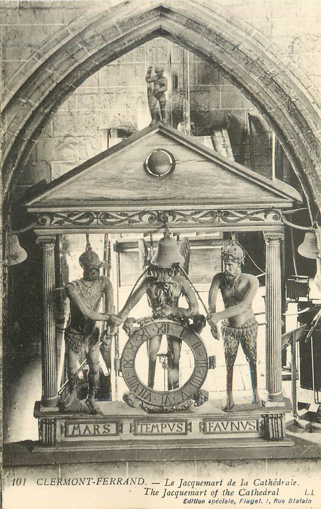 CPA Clermont Ferrand le Jacquemart de la Cathedrale