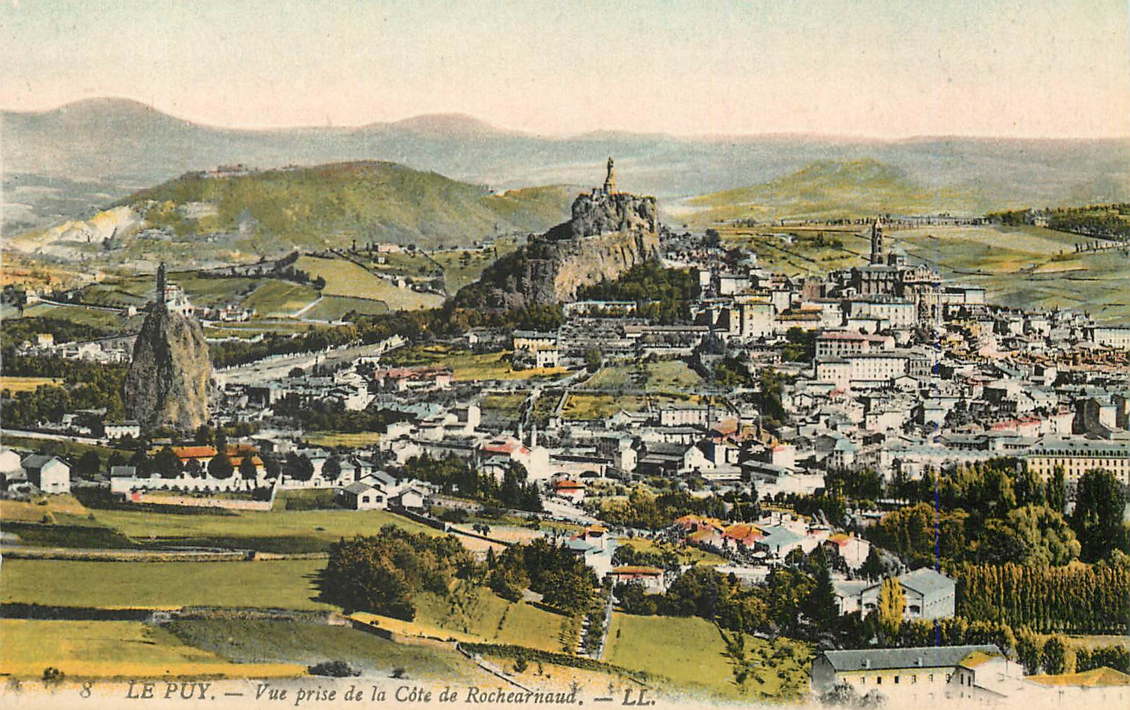 Le Puy — Vue prise de la Côte de Rochearnaud — LL