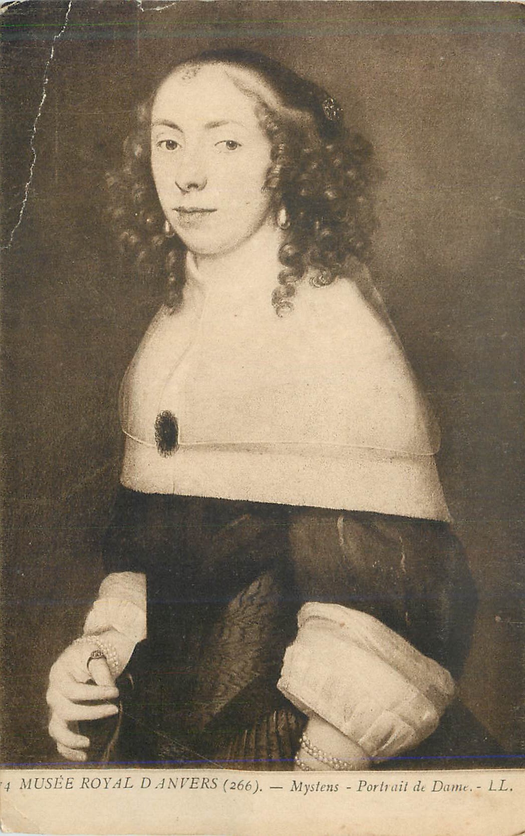 CPA Musee Royal d'Anvers Mystens Portrait de Diane