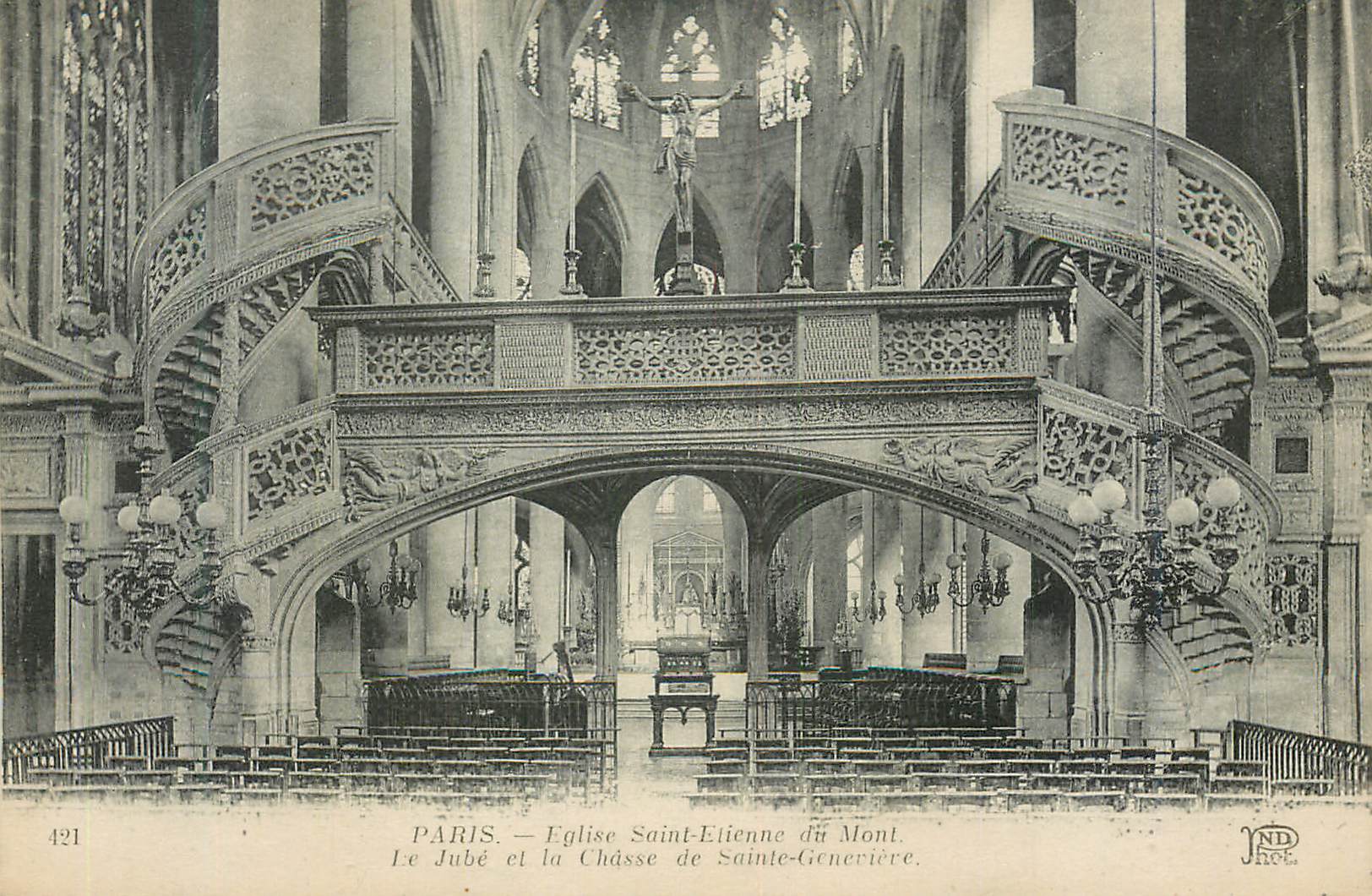 CPA Paris Eglise Saint Etienne du Mont