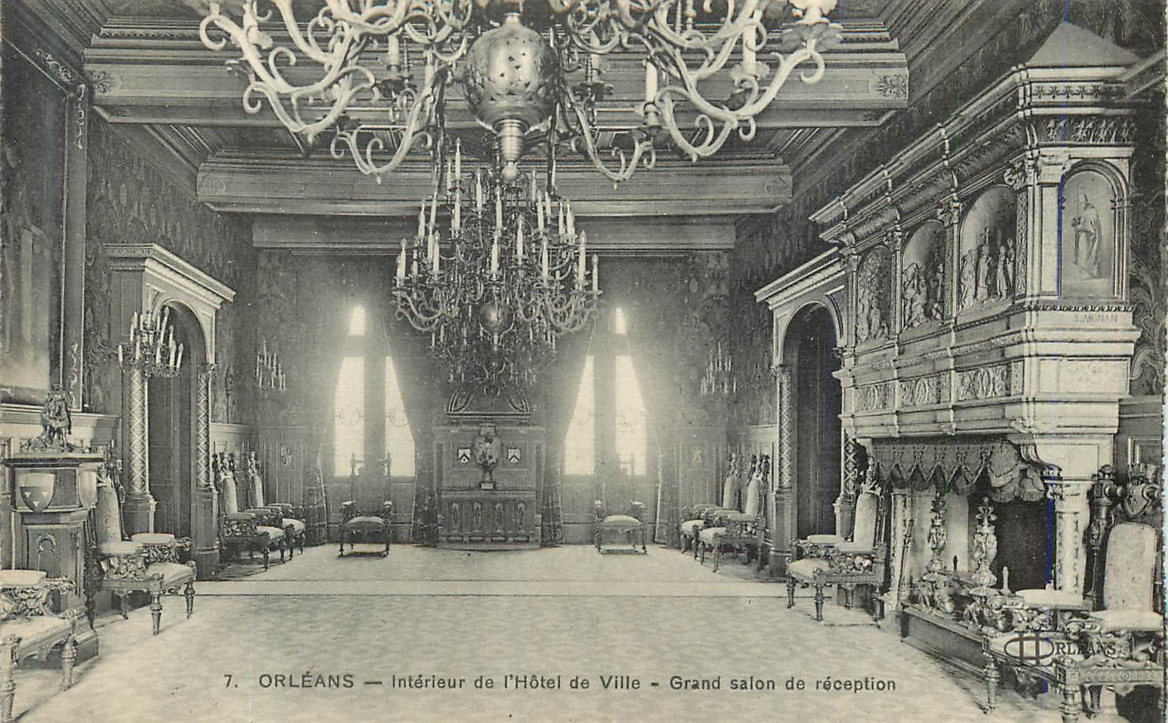 CPA Orleans Interieur de l'Hotel de Ville