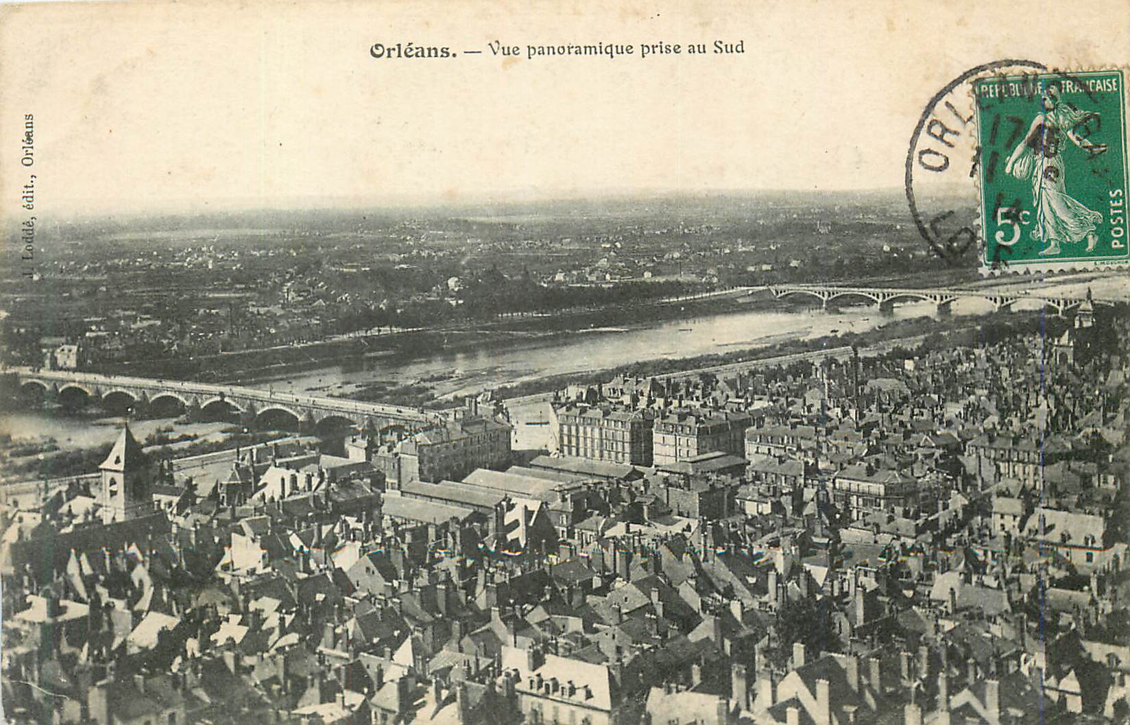 CPA Orleans Vue Panoramique prise au Sud