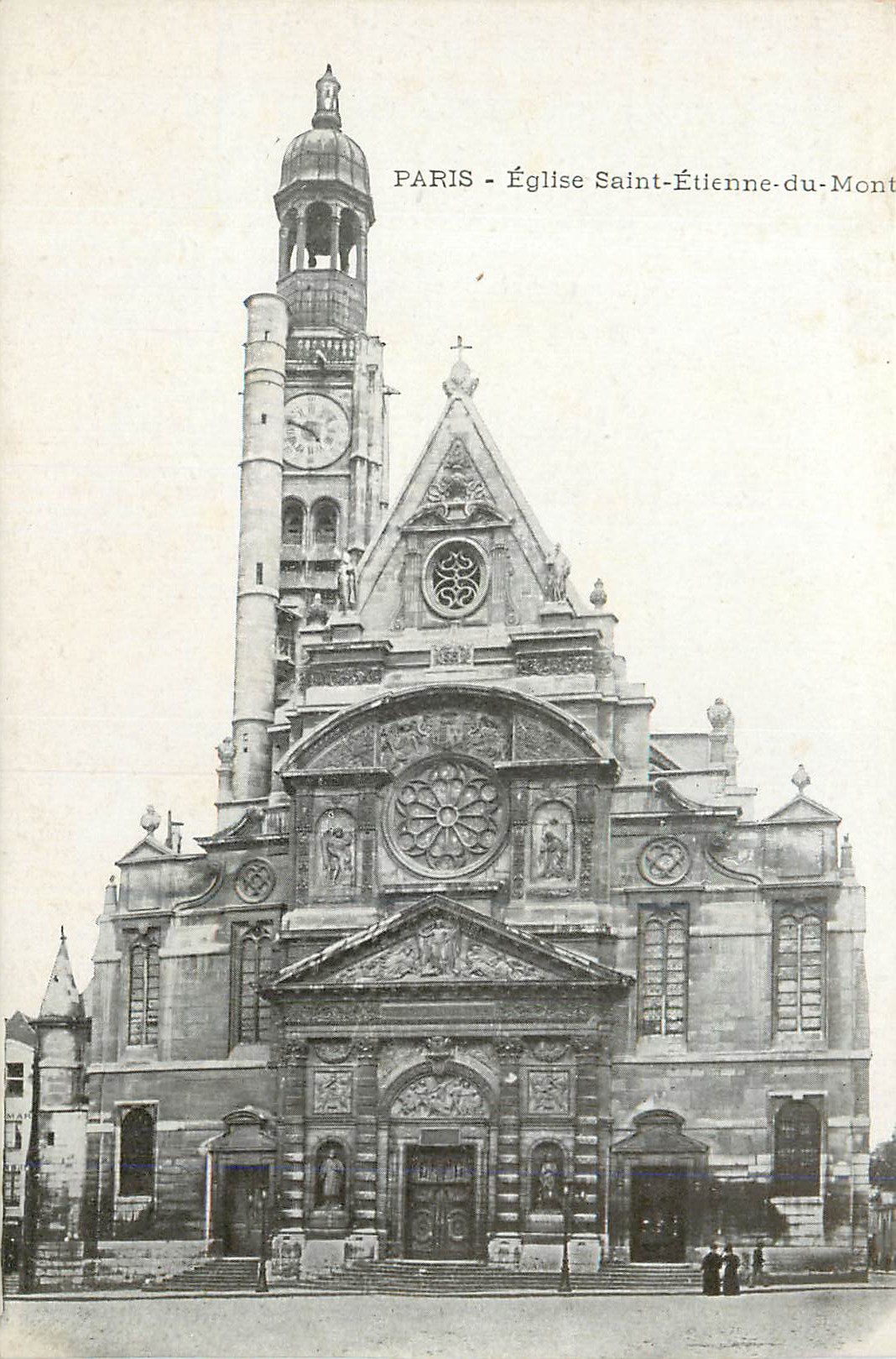 CPA Paris Eglise Saint Etienne du Mont