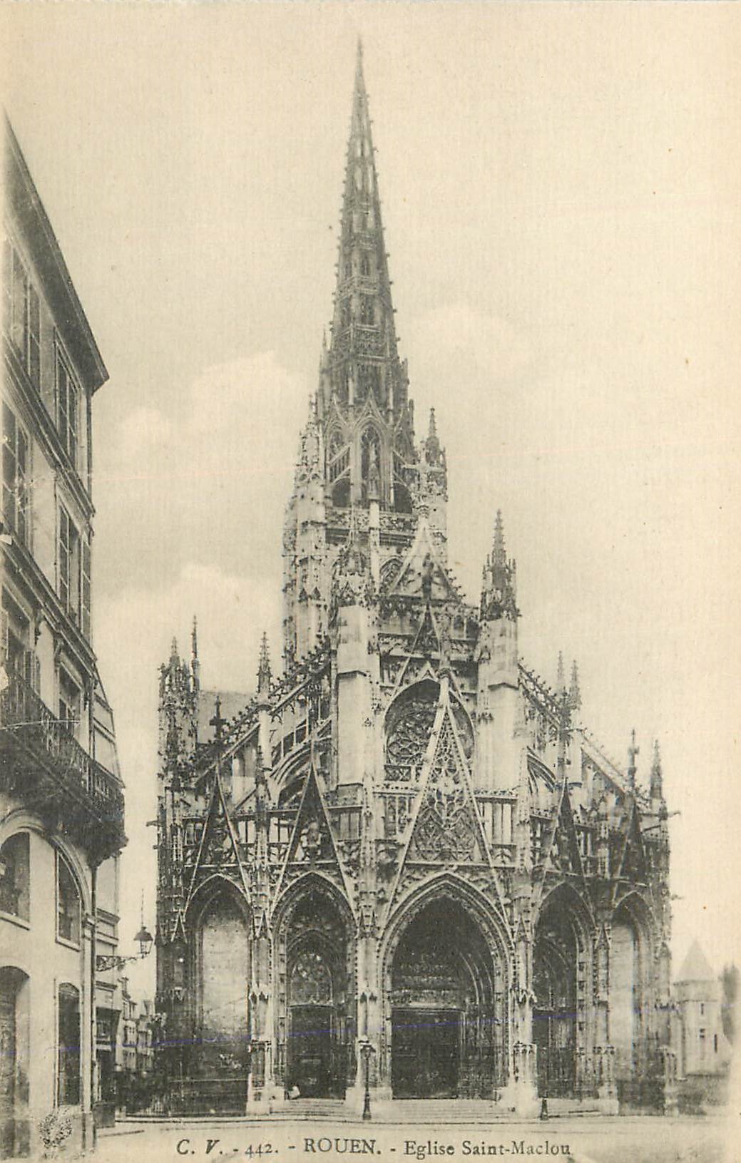 CPA Rouen Eglise Saint Maclon