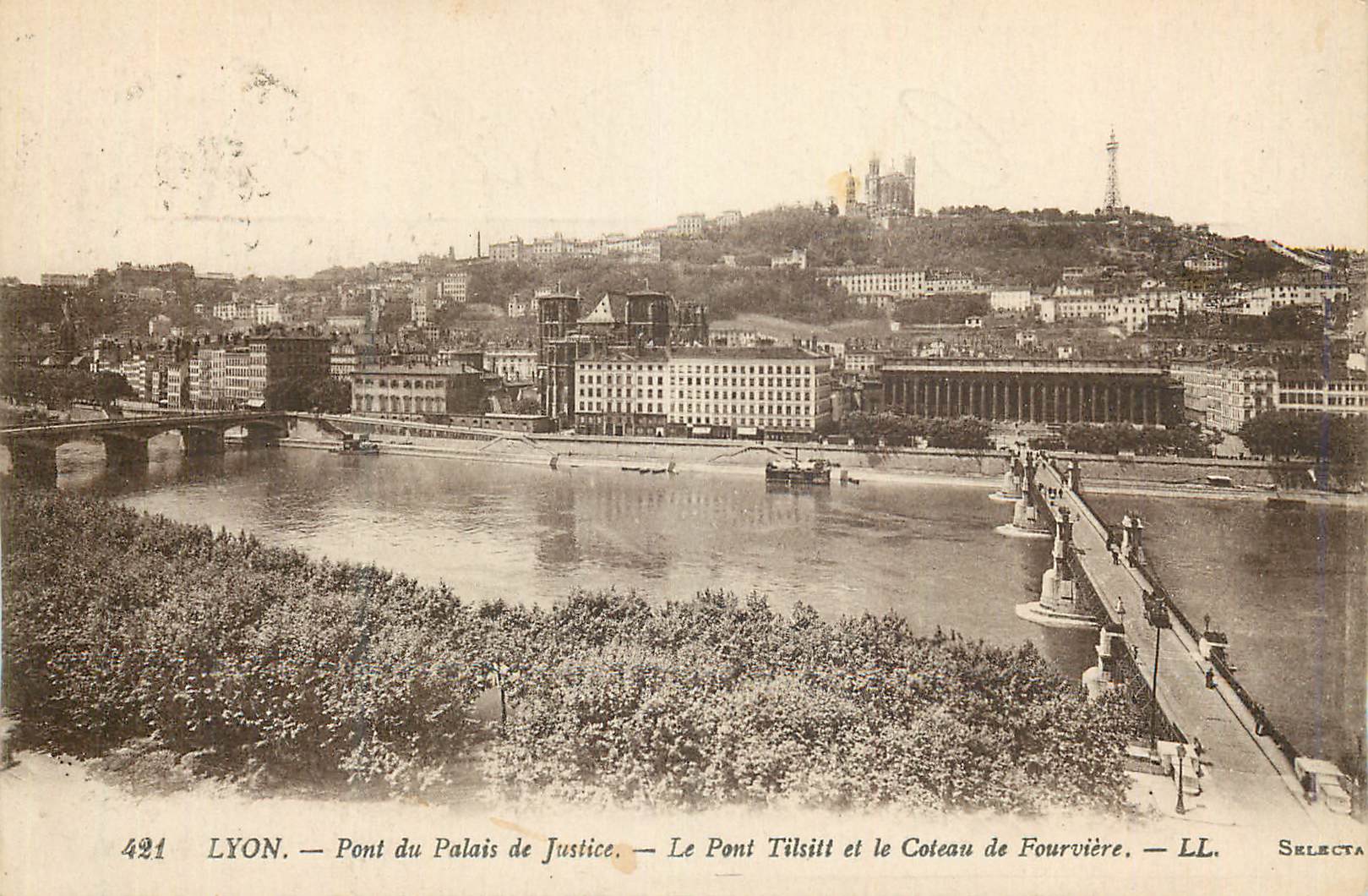 CPA Lyon Pont du Palais de Justice