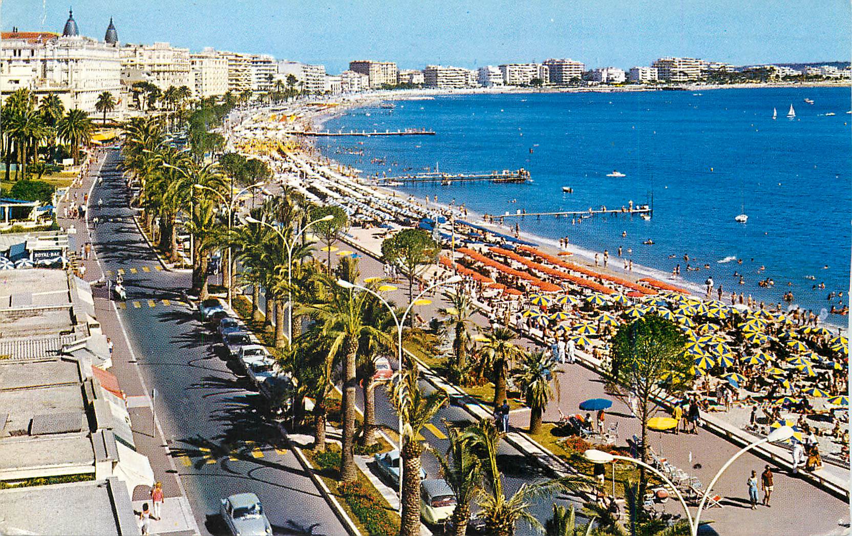 CPM Cannes la Croisette et la Plage