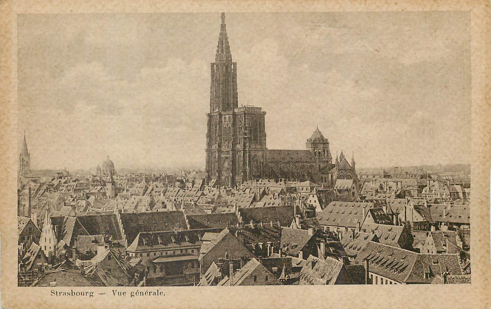CPA Strasbourg Vue Generale
