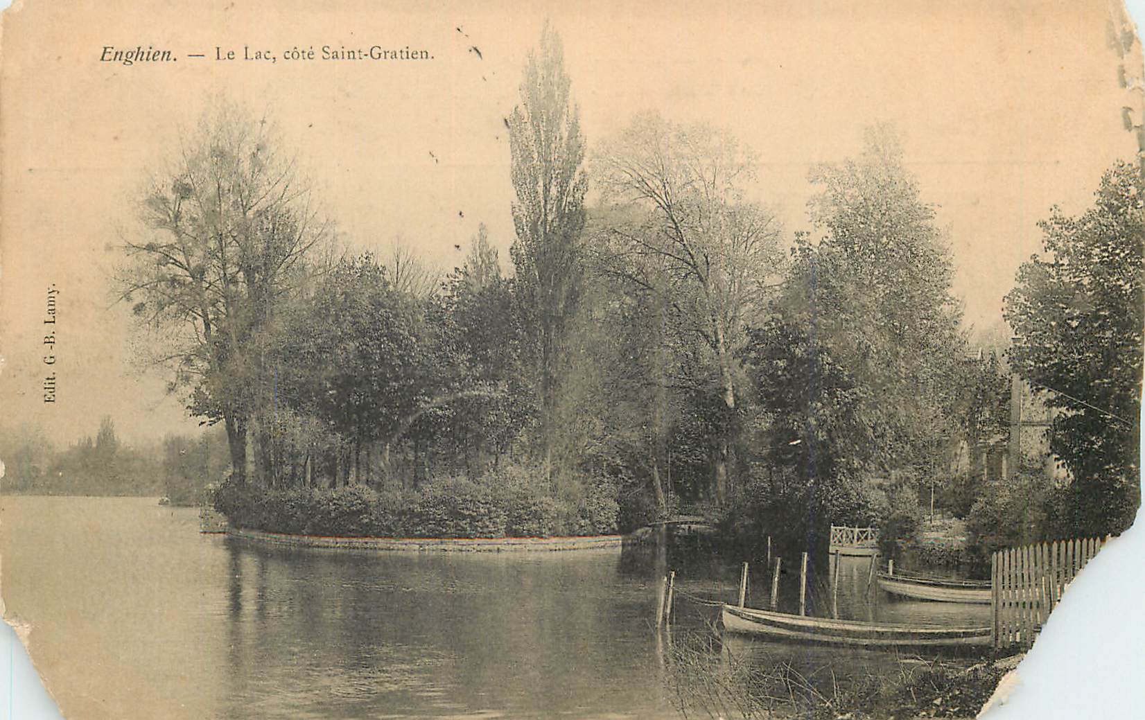 Enghien — Le Lac, côté Saint-Gratien — Edit. G.-B. Lamy
