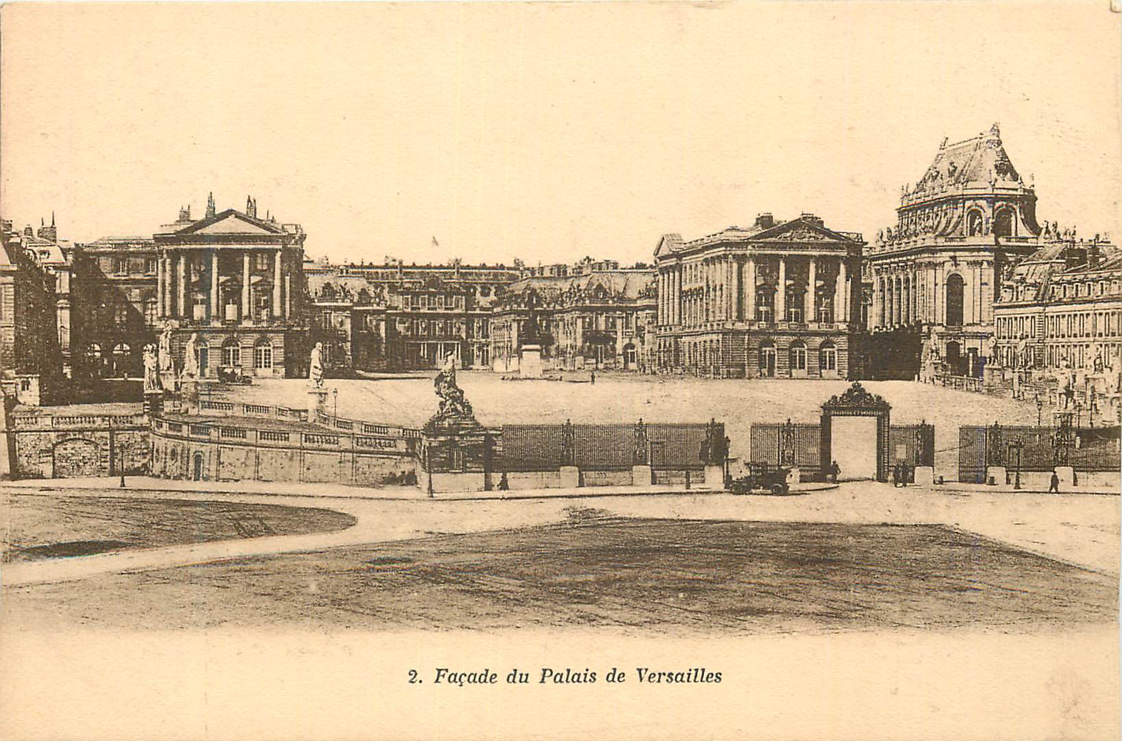CPA Facade du Palais de Versailles