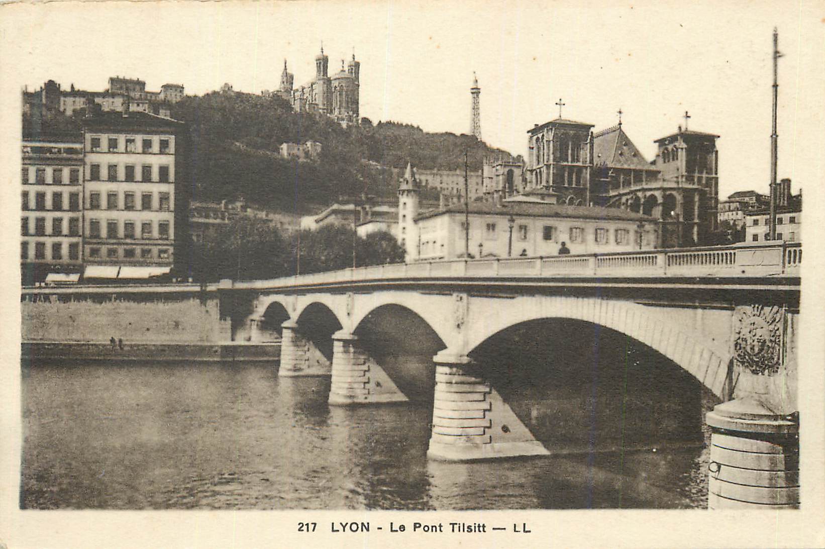 CPA Lyon le Pont Tilsitt