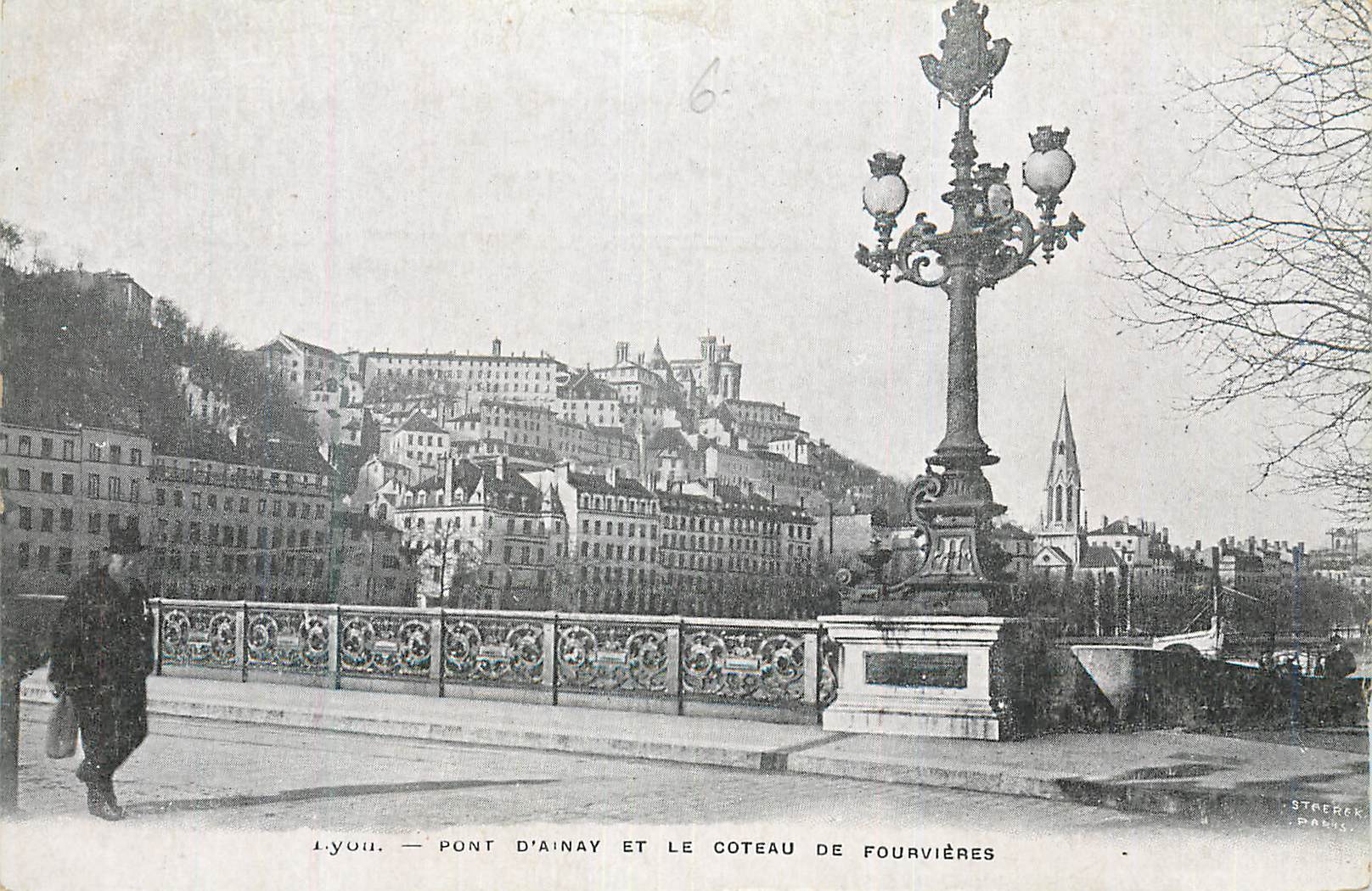CPA Lyon Pont d'Ainay et le Coteau de Fourviere