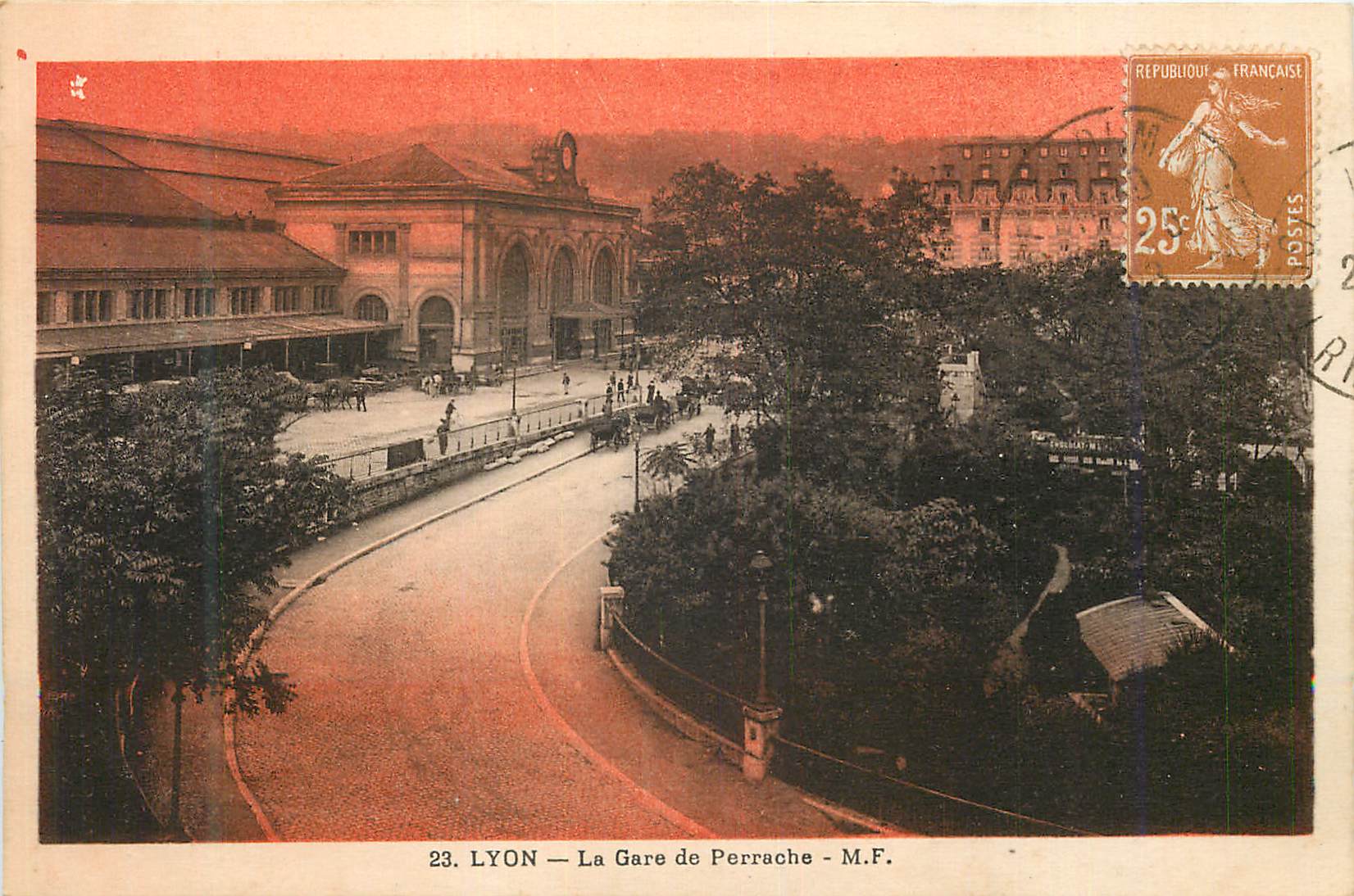 CPA Lyon La Gare de Perrache