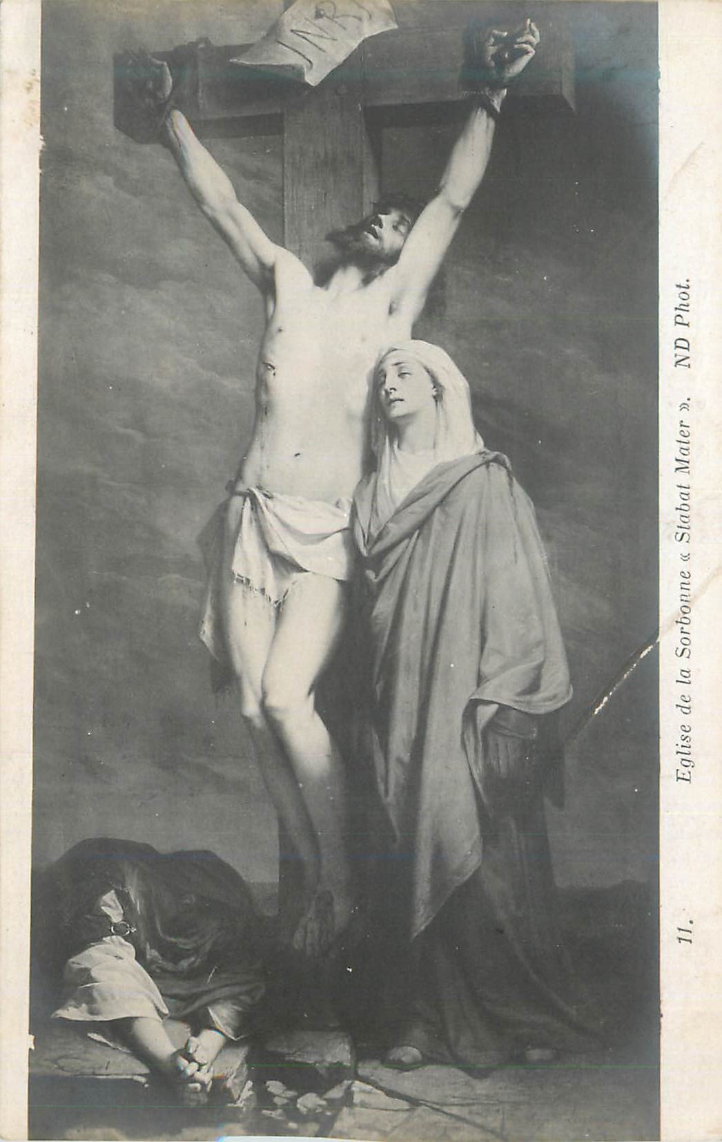 CPA Eglise de la Sorbonne Stabat Mater