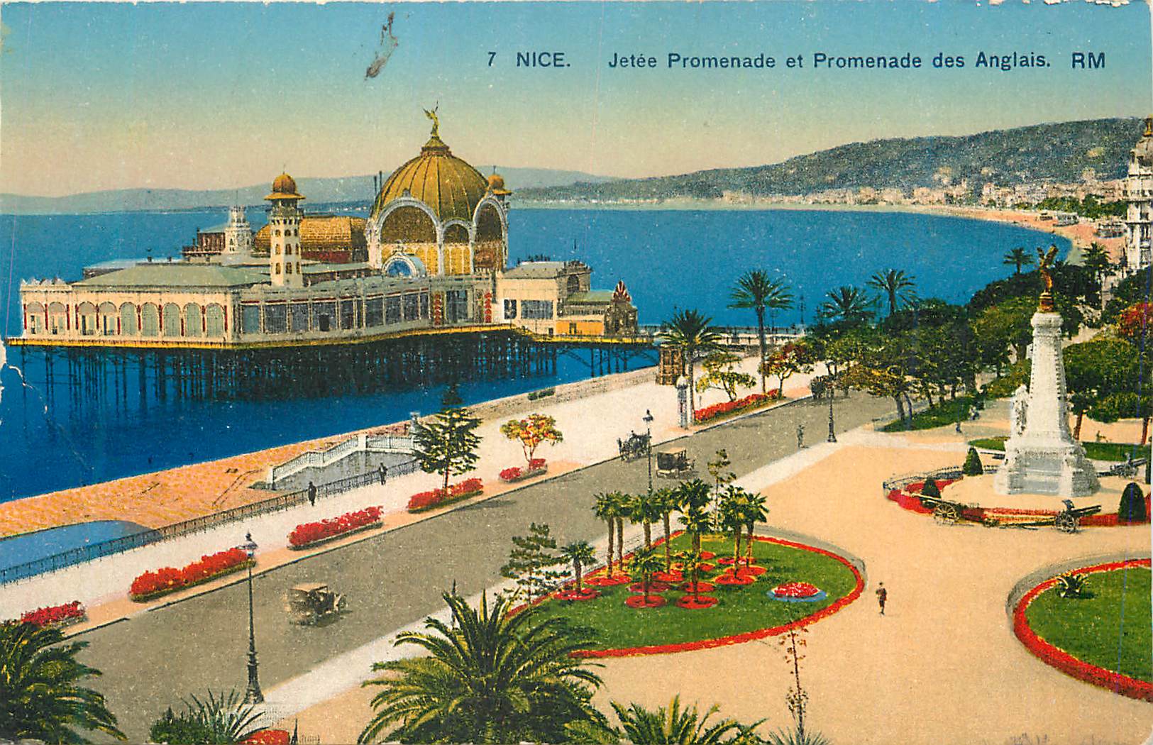 CPA Nice Jetee Promenade et Promenade des Anglais