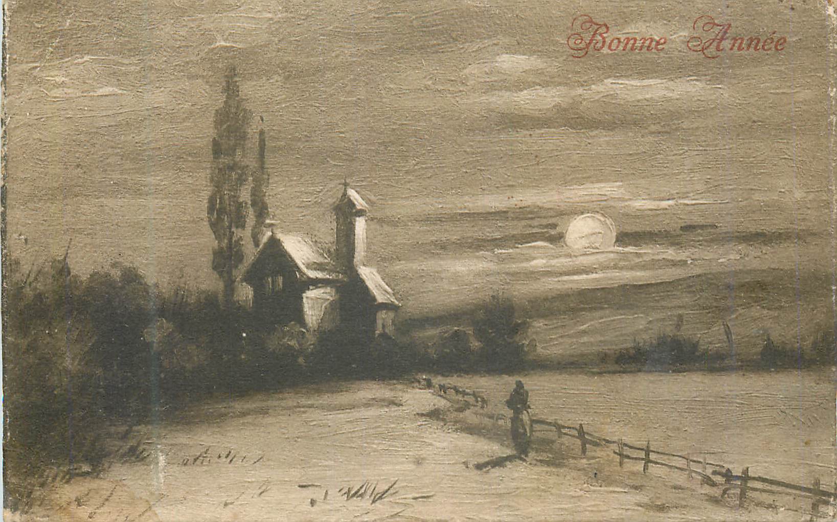 CPA Bonne Annee