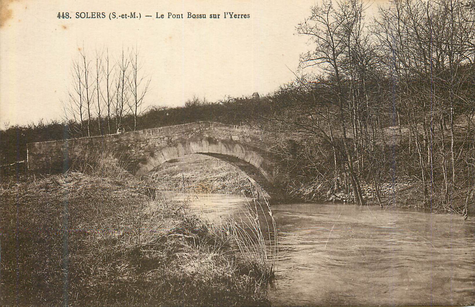 CPA Solers (S et M) Le Pont Bossu sur l'Yerres