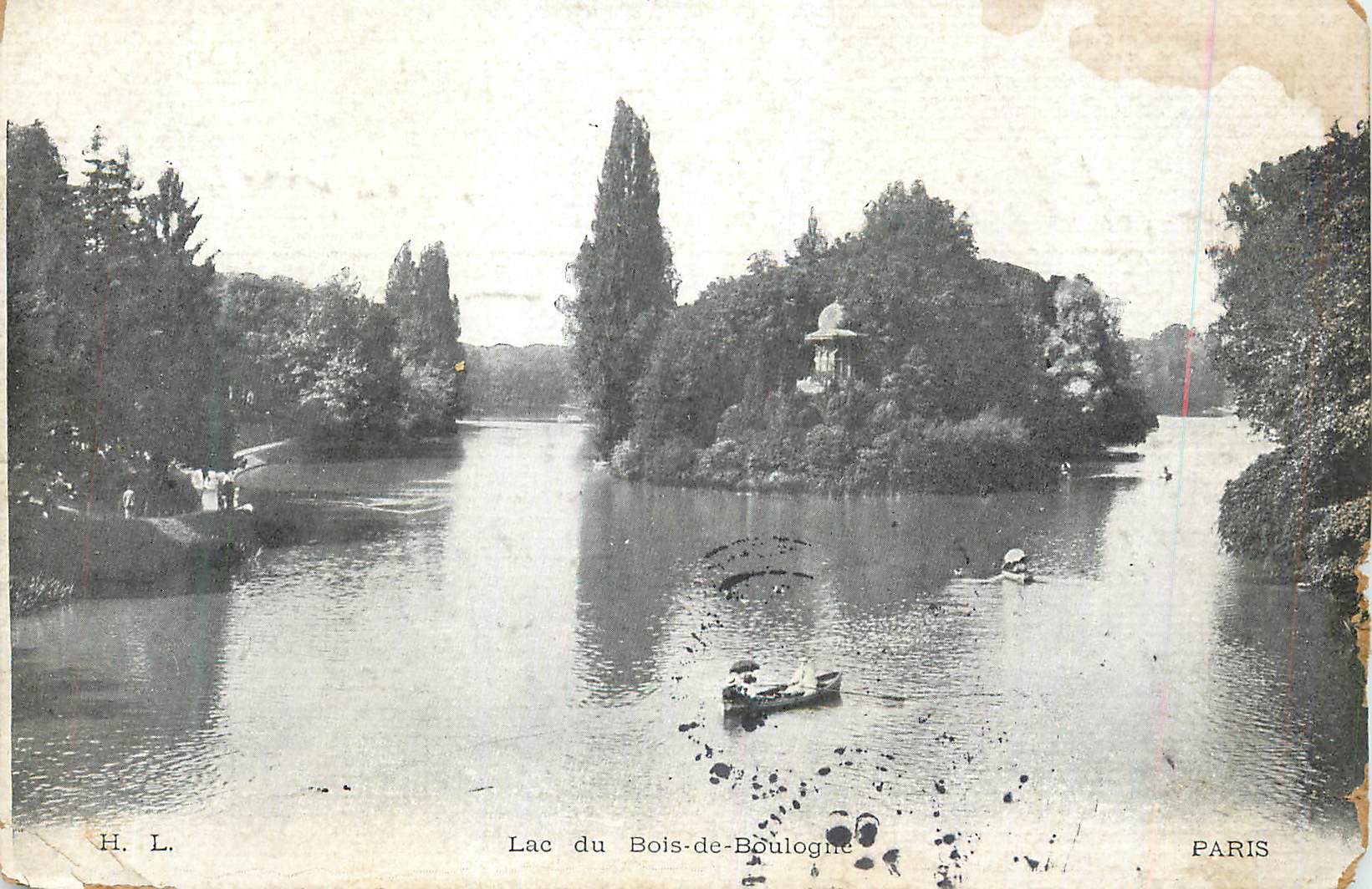 CPA Paris Lac du Bois de Boulogne