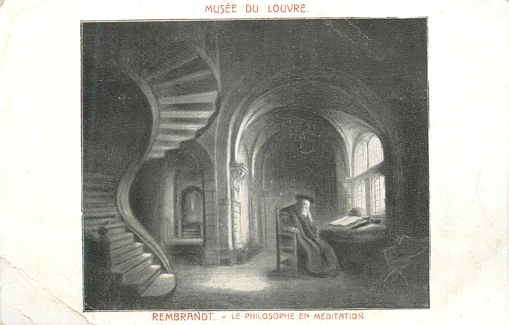 Musée du Louvre — Rembrandt, Le philosophe en méditation