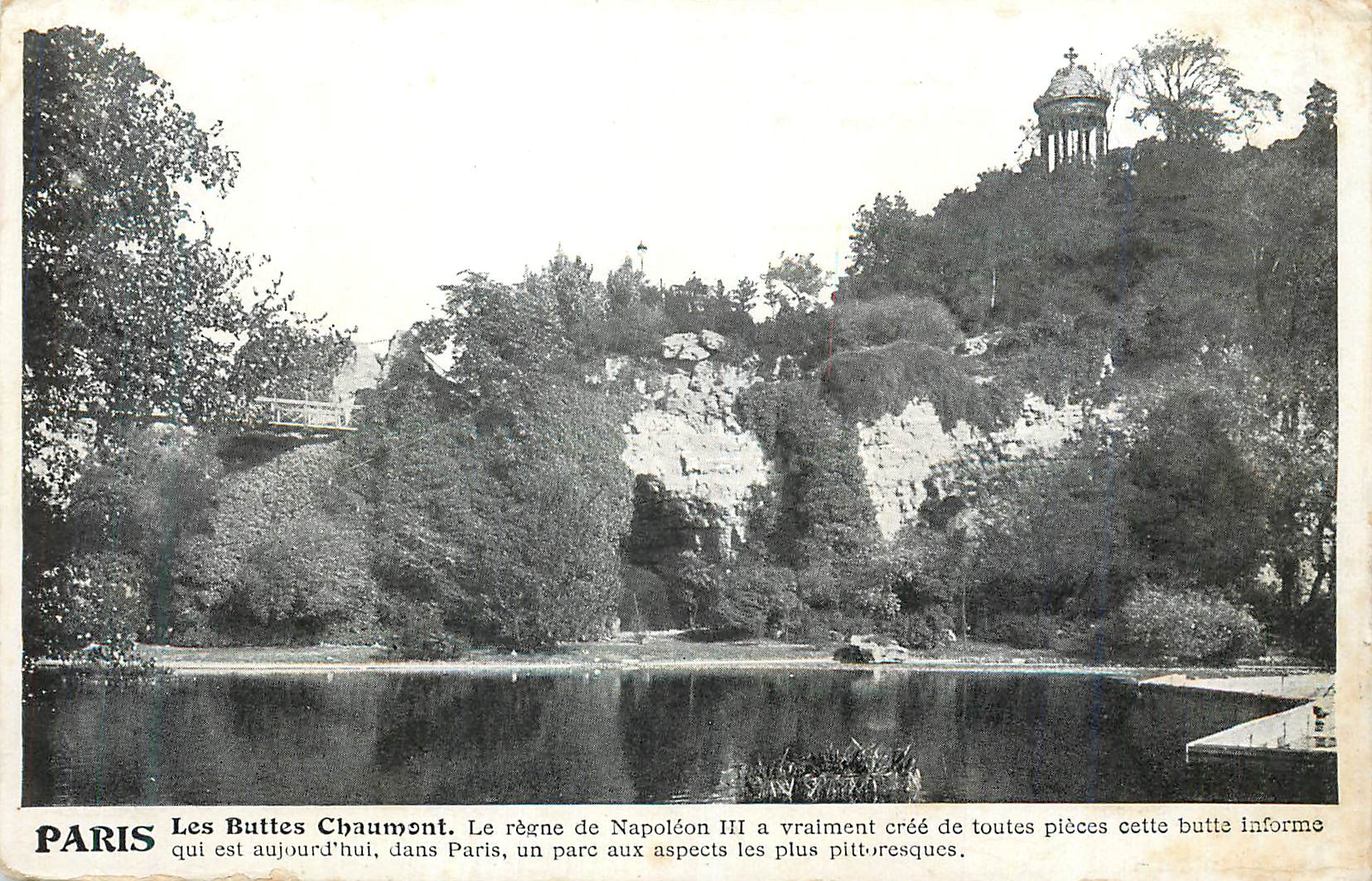 CPA Paris Les Buttes Chaumont