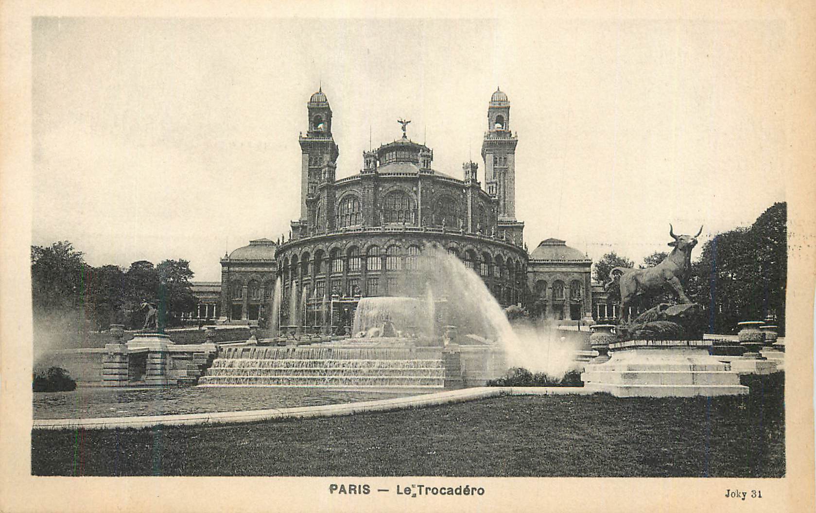 CPA Paris Le Trocadero