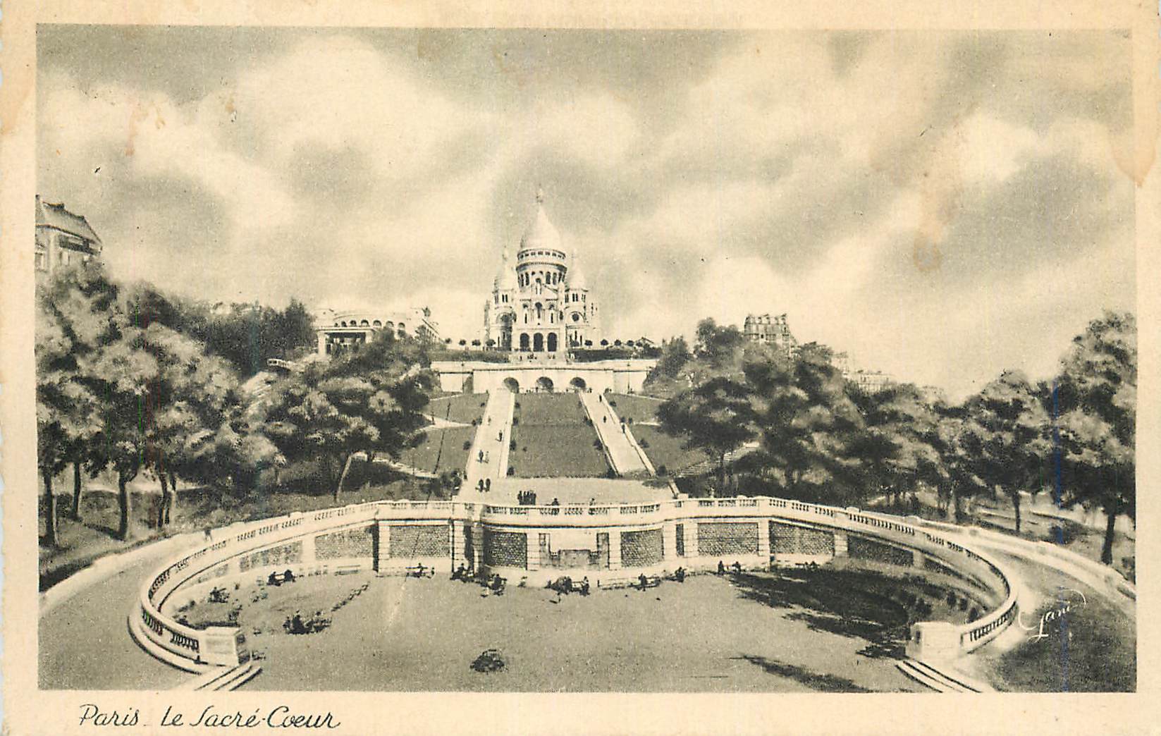 CPA Paris Le Sacre Coeur