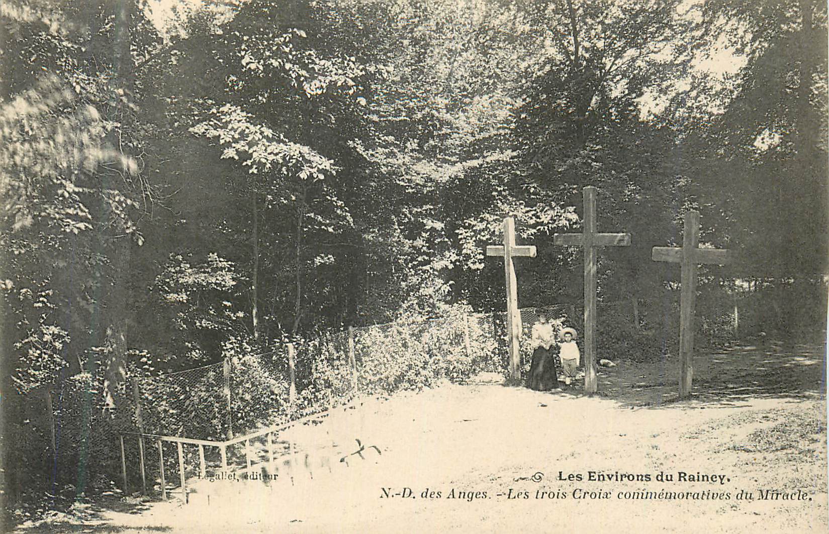 CPA Les Environs de Raincy N D des Anges Les Trois Croix Commemoratives du Miracle