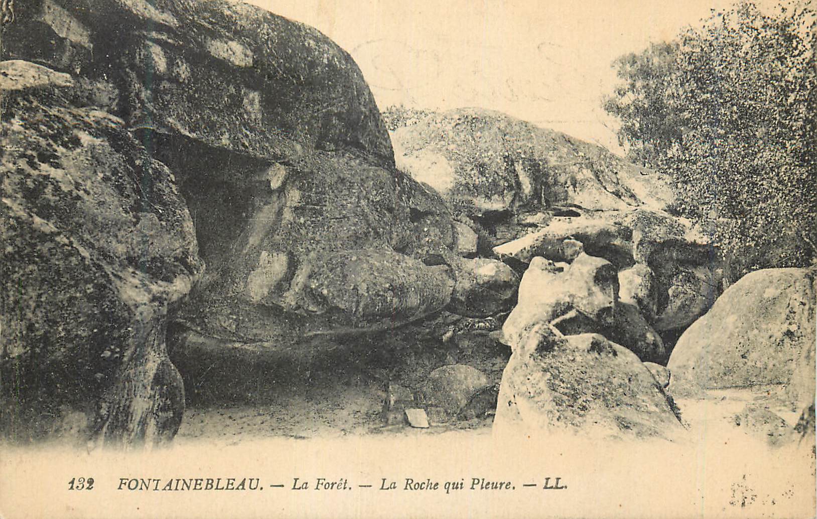 Fontainebleau — La Foresta — La Roche qui Pleure — LL. — N° 132