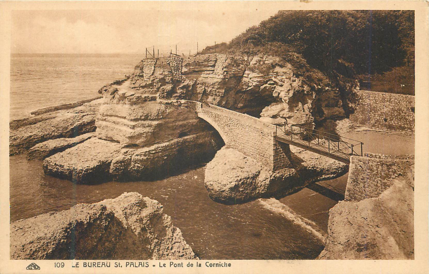 Le Bureau St. Palais — Le Pont de la Corniche — Éditeur Le Bureau St. Palais, n° 109
