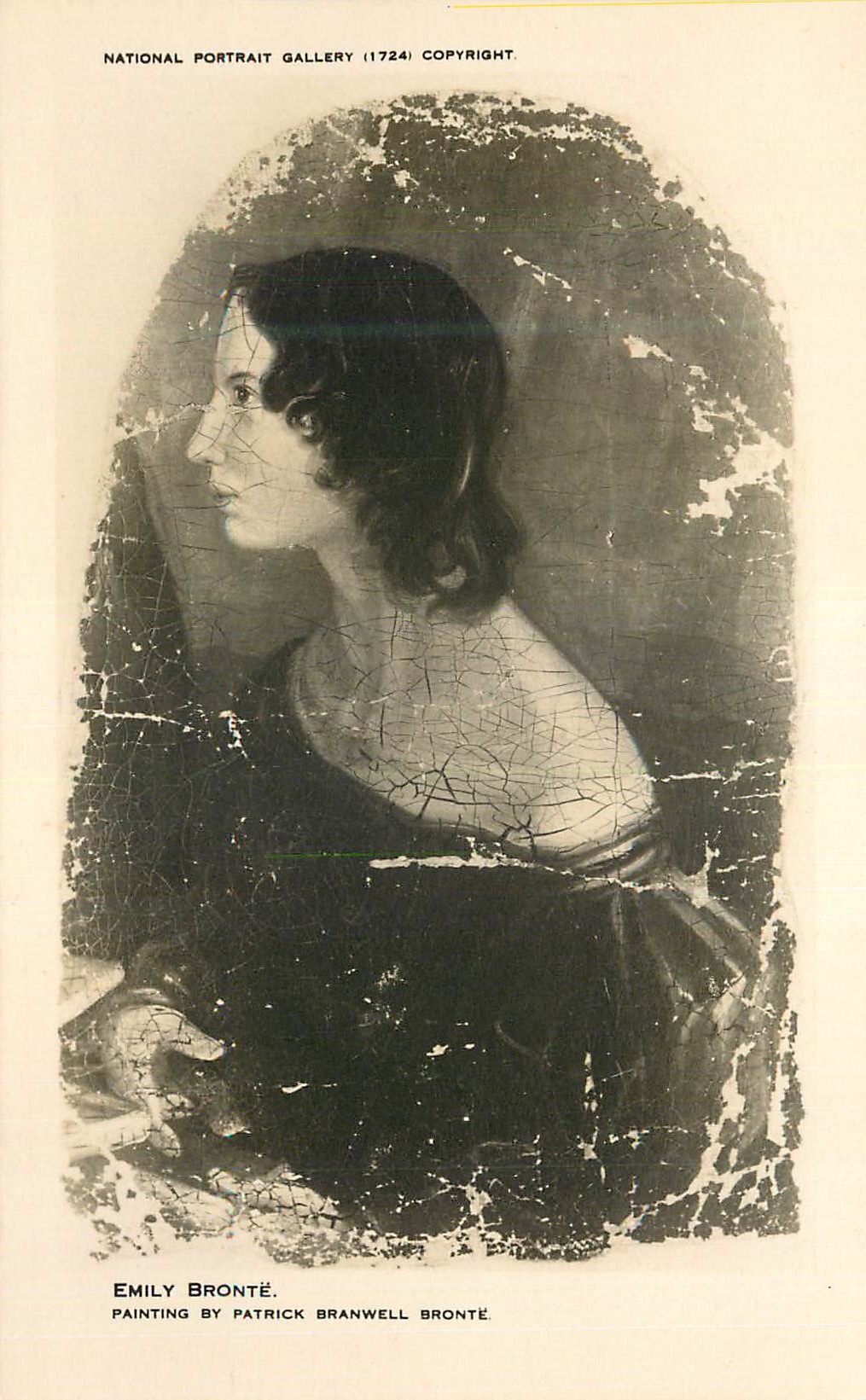 CPM National Portrait Gallery London (1724) Emily Bronte