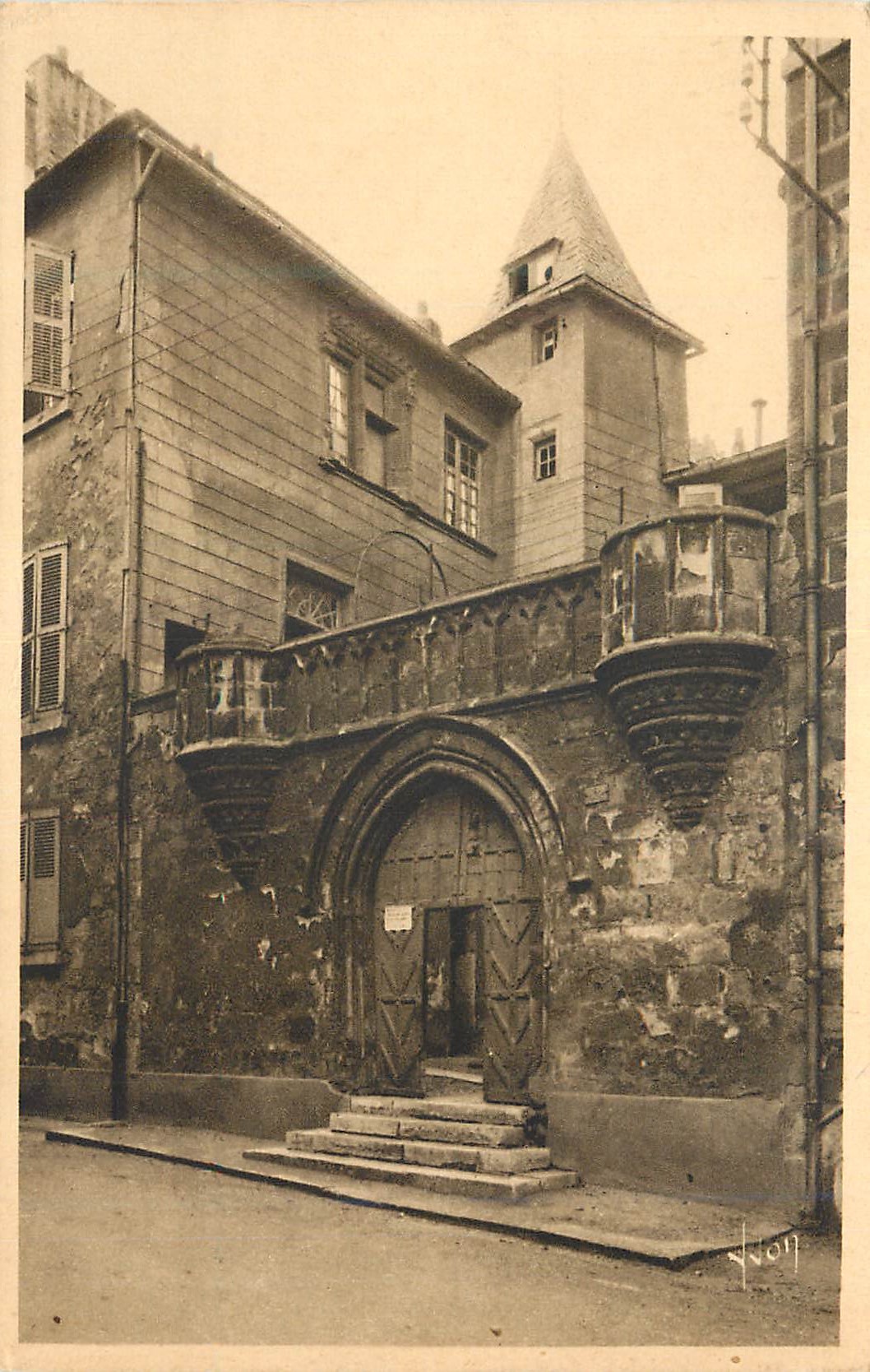 CPA Rodez (Aveyron) La Douce France Place Adrien Rozier Vieille Maison
