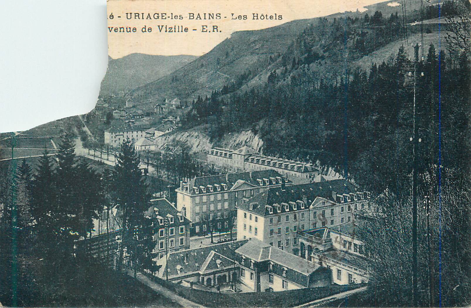Uriage-les-Bains — Die Hotels — Ansicht von Vizille — E.R.
