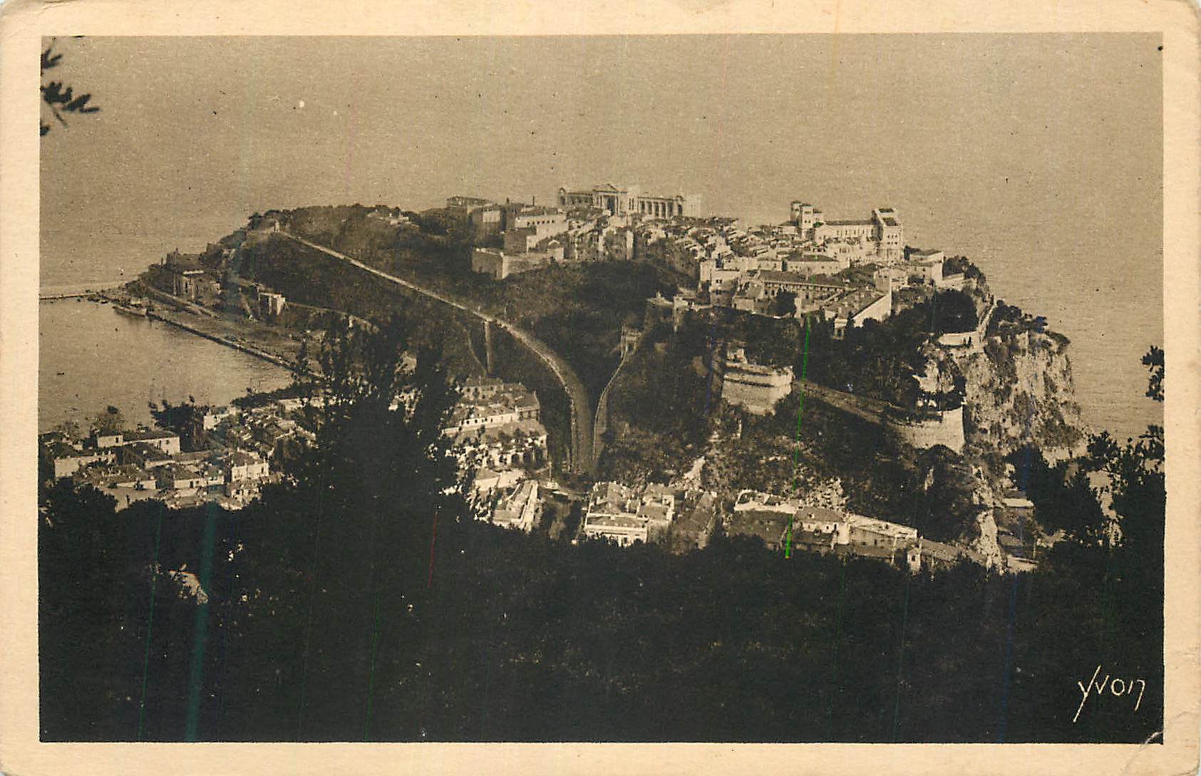 CPA Monaco Cote d'Azur La Douce France Vue Generale