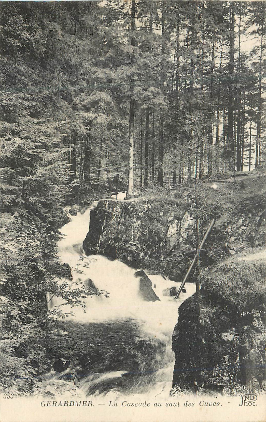 GERARDMER — La Cascade au saul des Cures — JND Phot.