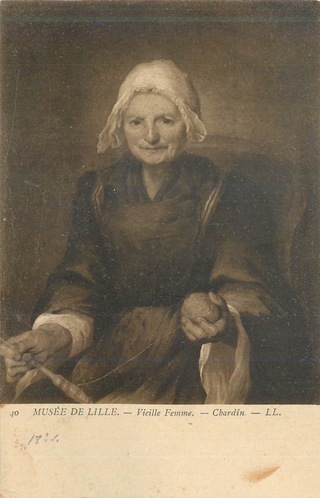 Vicille Femme — Chardin — Musée de Lille