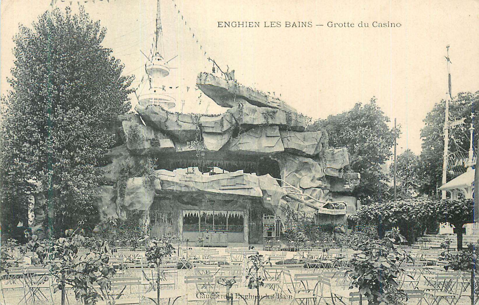 CPA Enghien Les Bains Grotte du Casino