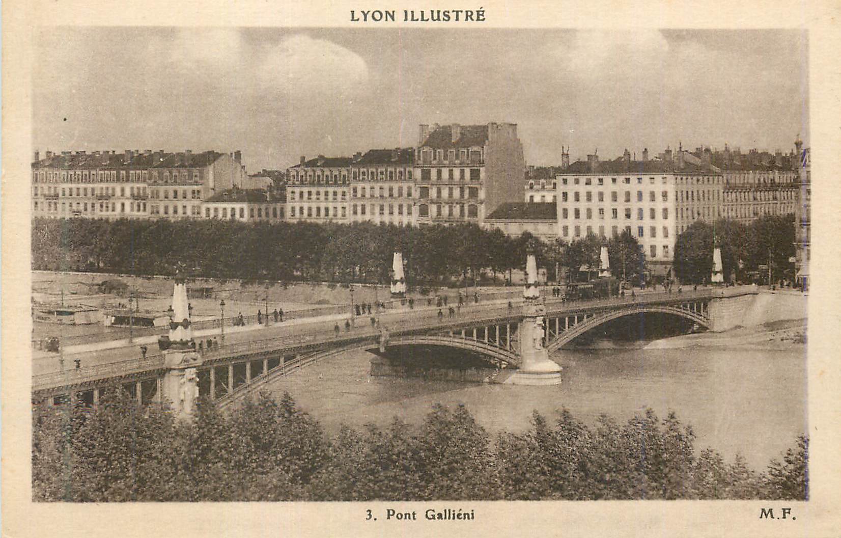 CPA Lyon Illustre Pont Gallieni