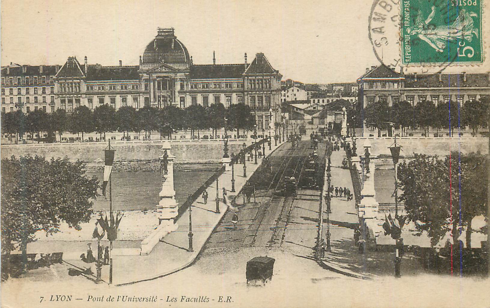 CPA Lyon Pont de L'Universite Les Facultes