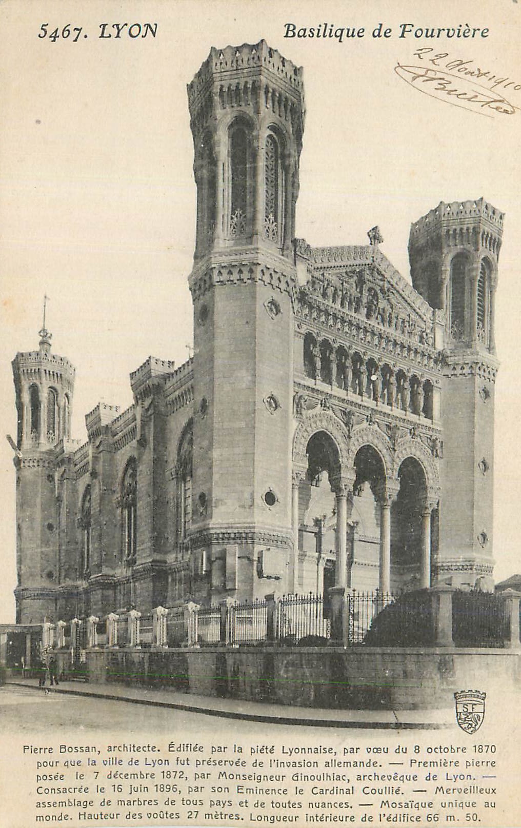 CPA Lyon Basilique de Fourviere