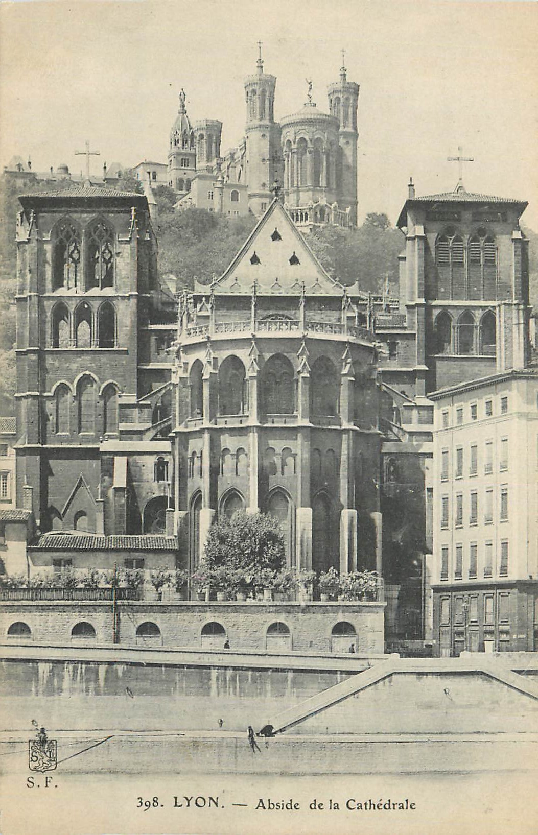 CPA Lyon Abside de la Cathedrale