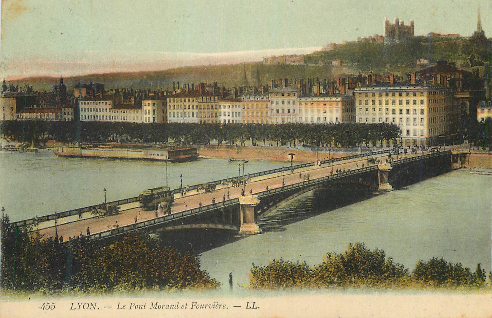 CPA Lyon Le Pont Morand et Fourviere