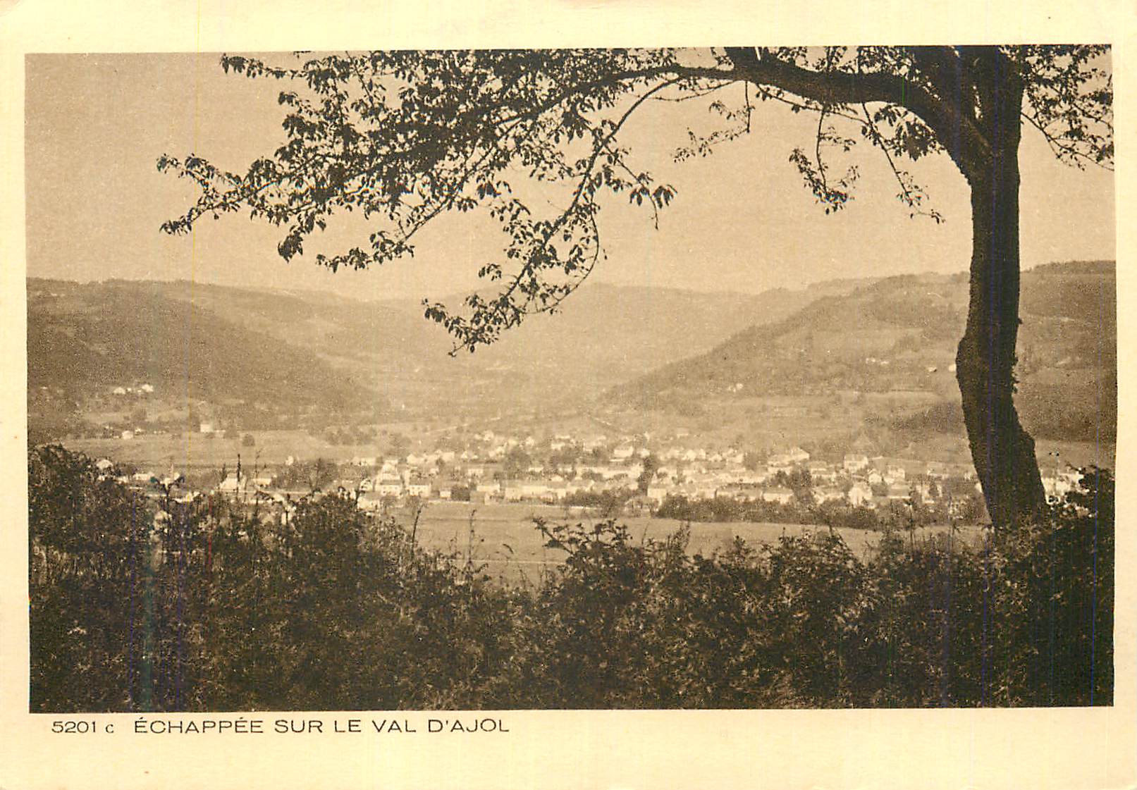 CPA Echappee sur le Val d'Ajol
