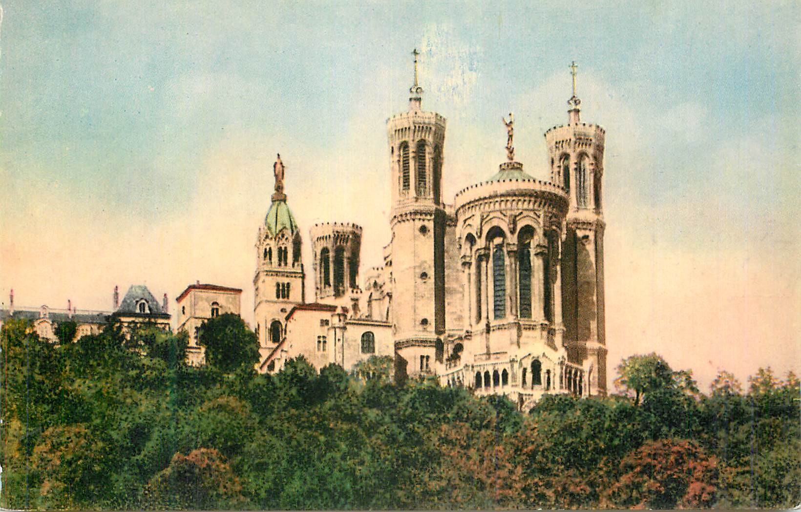 CPM Lyon Notre Dame de Fourviere L'Abside