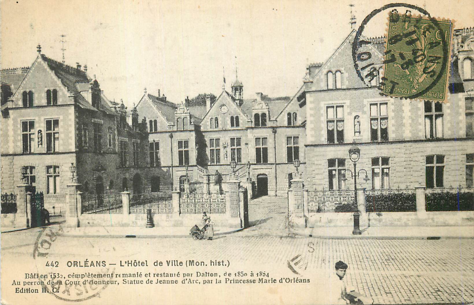 CPA Orleans L'Hotel de Ville (Mon Hist)