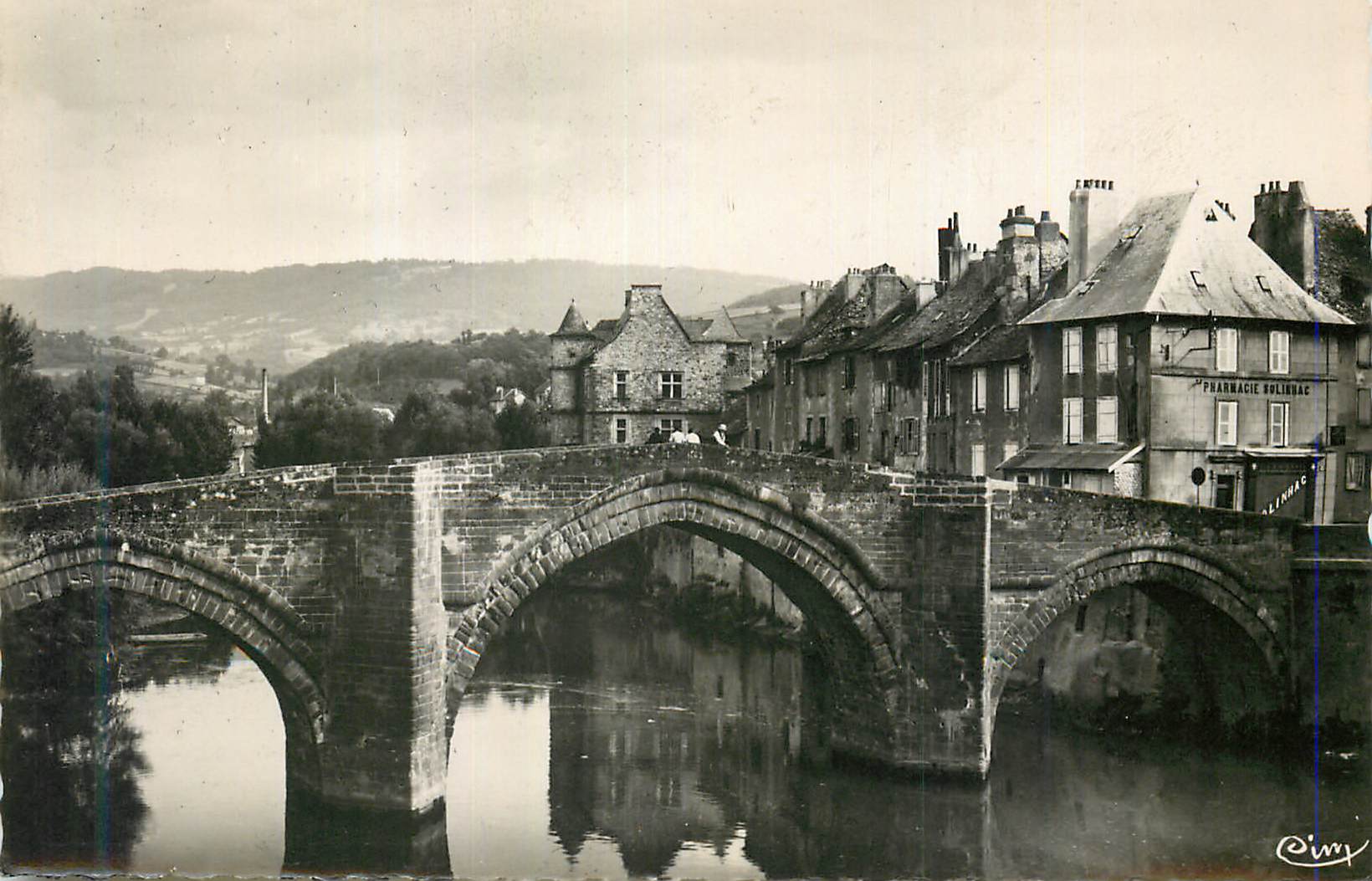 CPM Espalion (Aveyron) Le Vieux Pont sur le Lot