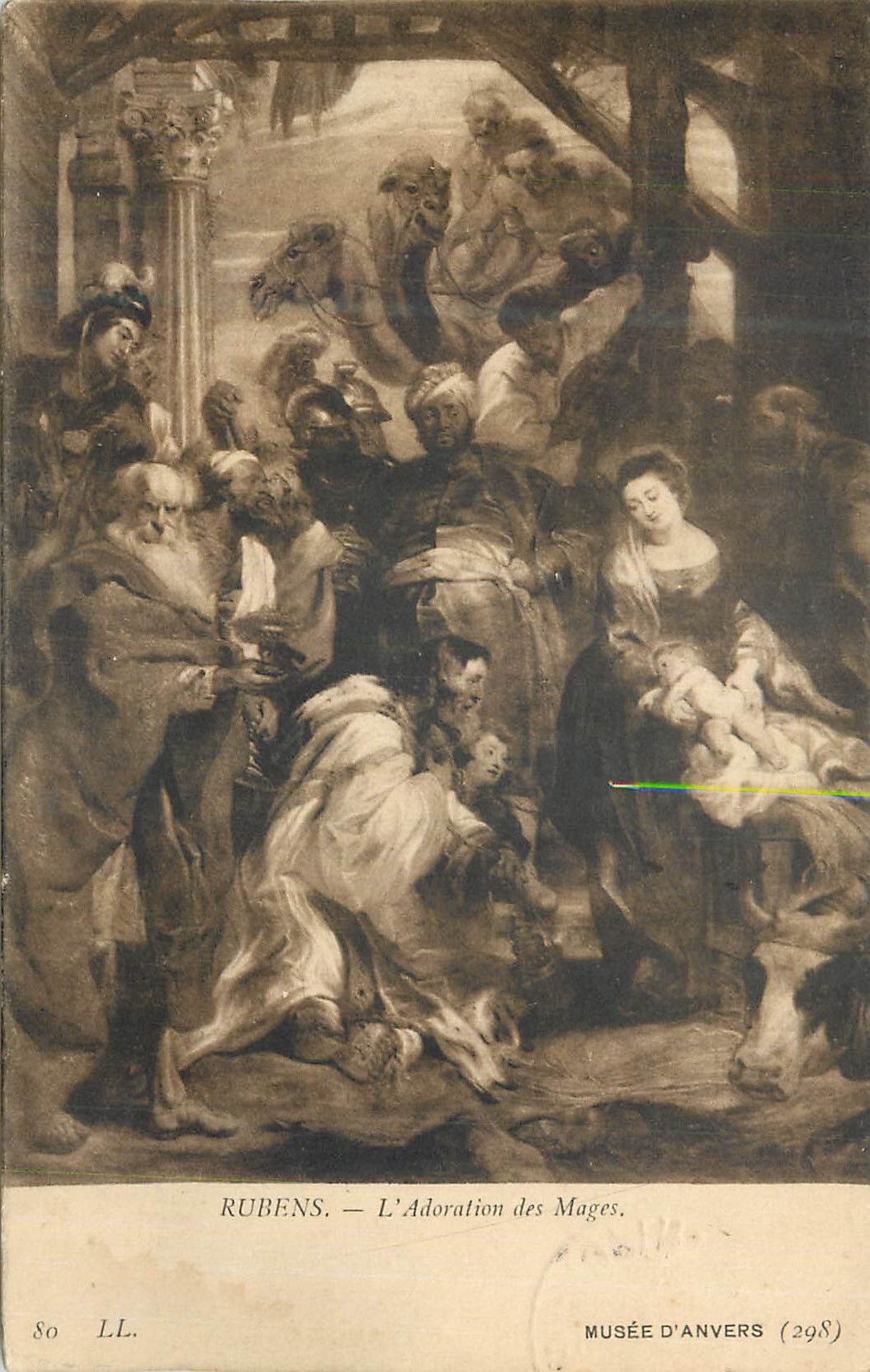 CPA Musee d'Anvers Rubens L'Adoration des Mages